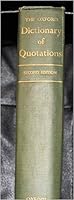 The Oxford Dictionary of Quotations B000RPRELG Book Cover
