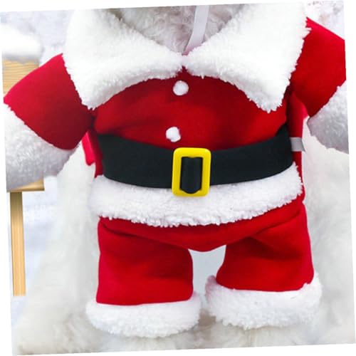 Disfraz Navidad para Perro Abrigo Santa Talla M Rojo miniatura 7