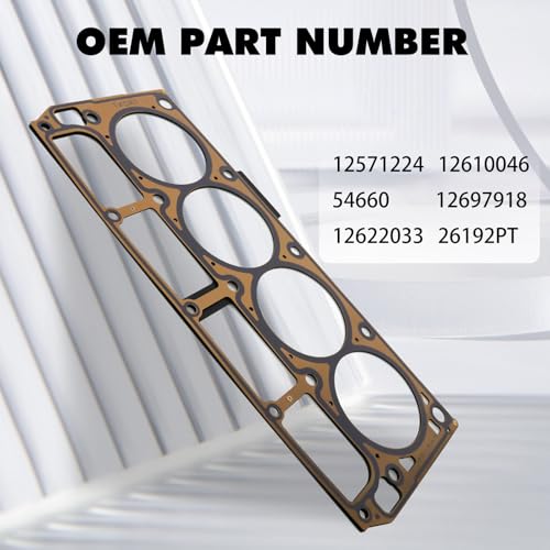 Image of RULLINE 2PCS LS3 5-Layer MLS Head Gaskets Compatible with GM Chevrolet GMC Cadillac 6.0L /6.2L LQ4 LQ9 L96 L76 LY6 L92 L99 Series Engines 12622033