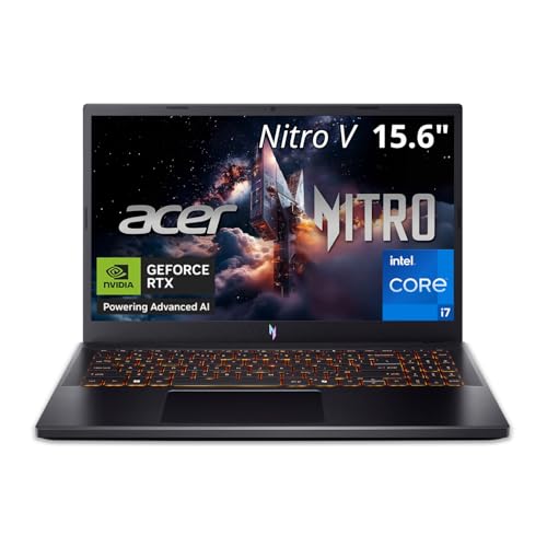 Image of Acer Nitro V 15 Gaming Laptop | 15.6 inch FHD 165Hz IPS | Intel Core i7-13620H | NVIDIA GeForce RTX 5060 | 16GB DDR5 RAM | 1TB Gen 4 SSD | Wi-Fi 6 | Backlit Keyboard | Windows 11 | ANV15-52-73D8