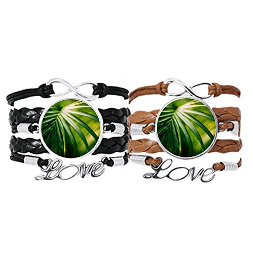 Bracelet Photographie en cuir véritable et verre concave fait pour durer