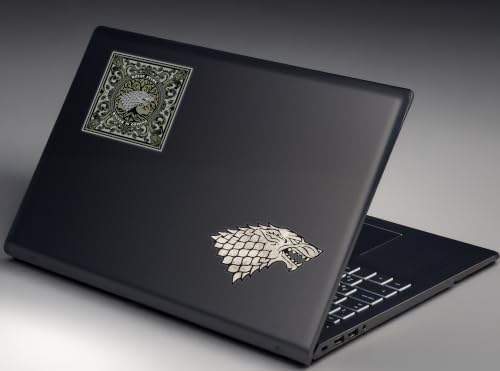 Elektroplate House Stark Sigil Premium Dynamic Car Decal Set of 3 - 2