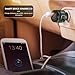 IMDEN Bluetooth 5.4 FM Transmitter for Car, MP3 Music Player Wireless Radio Adapter Kit with QC 3.0 Fast Charger, Hands-Free Calling, Supports USB Drive for 12V/24V Vehicles