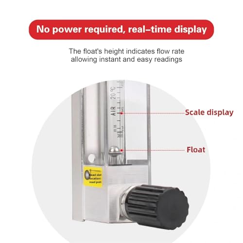 Débitmètre à zone variable DK800-4 en verre pour stopper les pertes de gaz industriel - 6