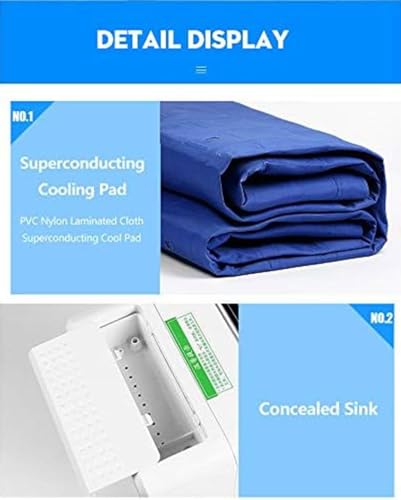 Sistema de refrigeración de cama ajustable con tanque de agua de 1,7 L 6