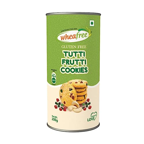 Image of Wheafree Gluten Free Cookies Combo Tutti Frutti + Double ChocoChip Cookies (200g Each) | Tasty, Crunchy and Flavourful Biscuits | Best Teatime Snacks,