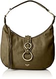 Echtheitszertifikat Guess Dixie, Damen Schultertasche, Grün (Olive/Olv), 40x33x14.5 cm (W x H L)