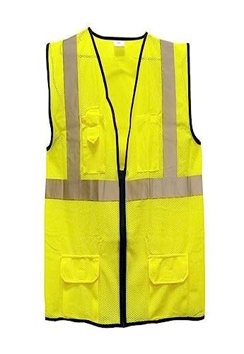 Surveyors Vest, Class 2 Yellow with 2