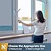 rabbitgoo One Way Window Privacy Film Window Tint for Home, Reflective Mirror Sun Blocking Heat Control UV Protection See Out Not in Office Door Covering, Silver, 17.5 in X 6.5 Feet