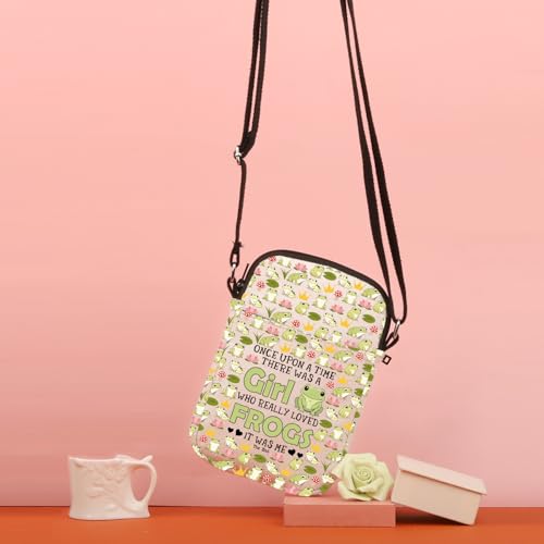 TSOTMO Funny Frog Nature Lover Gift Who Really Loved Frogs Crossbody Bag Cute Frog Gift for Girlfriend4