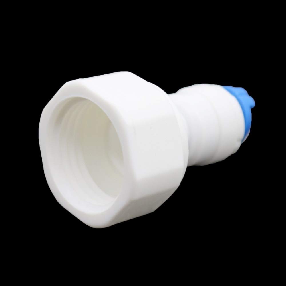 Manguera de jardín Hilo Interno de 1/2 Pulgada a 1/4 Pulgadas de Bloqueo Deslizante Conector rápido Butt Conectores de Bomba de tubería neumáticos Conectores de riego 50 PCS