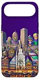 Thème Artistique Unique du Mardi Gras sur Les toits de la Nouvelle-Orléans Coque pour iPhone Air