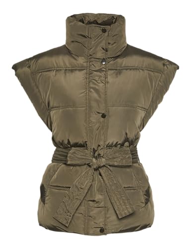 Veste Pcnoora PIECES : Gilet matelassé Femme contre le froid léger