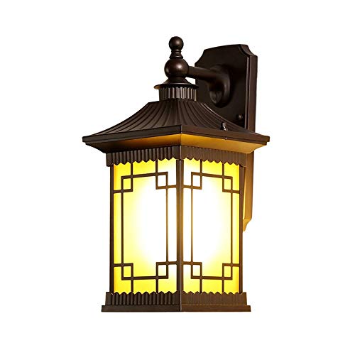 Lampe murale étanche extérieur en aluminium pour en finir avec la rouille du porche