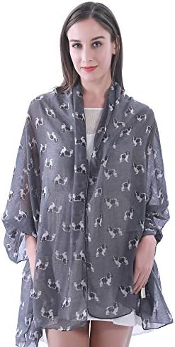 Lina & Lily Cavalier King Charles Spaniel Dog Print Women's Scarf Shawl