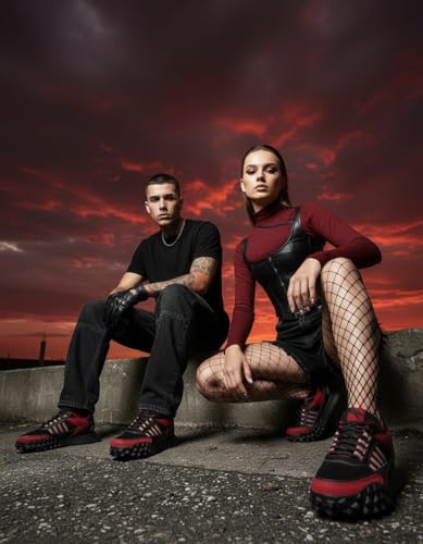 Image of Bacca Bucci x House of the Dragon Women Sneakers - Fire & Blood Edition | All-Terrain Lifestyle Trainers