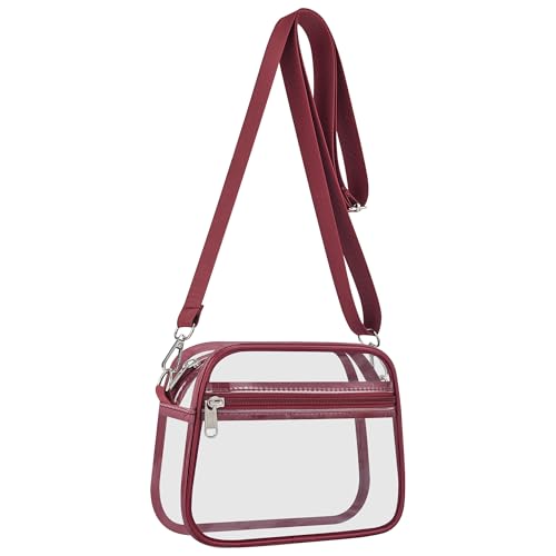 USPECLARE Clear Bag for Stadium Events Clear Purse for Women and Men for Sports Events Concerts Festivals