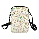 Regalo ideale: borsa a tracolla con animali, borsa a tracolla da viaggio alla moda con tasche con cerniera, borsa leggera. È adatto per diverse scene o festival, come compleanni, Ringraziamento, Natale, Capodanno, San Valentino, festa della mamma, Pasqua, Halloween, ecc