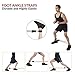 REDESS 11 Pack Exercise Resistance Bands with Handles Exercise Stretch Fitness Home Set Include 5 Stackable Exercise Bands with Carry Bag, Handles, Legs Ankle Straps & Door Anchor