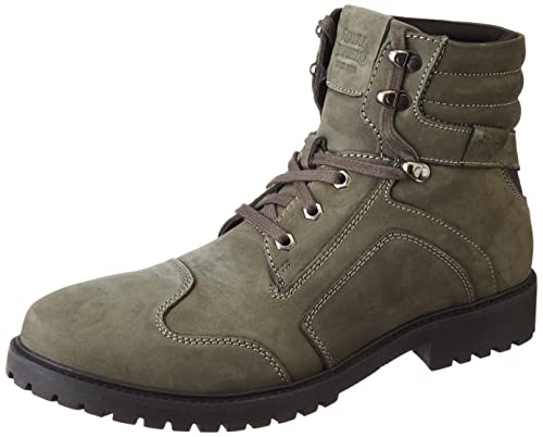 Image of Royal Enfield Marshall Boots Charcoal & Red