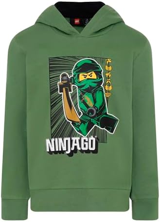 LEGO Ninjago Sweatshirt Jungen mit Kaputze - 100% Baumwolle - LWSTORM 616