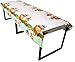 BLUE PANDA Fox Hedgehog Table Cover - 54 x 108 in, Plastic, 3 Pack - Disposable Tablecloths for Party, Birthday Decor, & Animal Décor