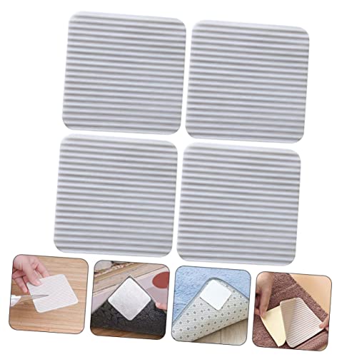 Veemoon 16 Peças Adesivos De Esteira Prendedor De Canto De Tapete Adesivo De Fita De Tapete Pinças D