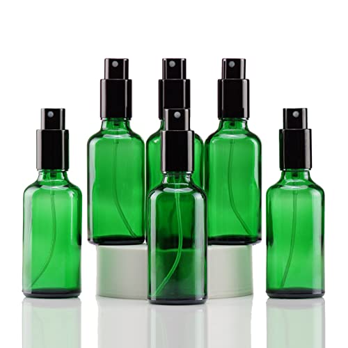YIZHAO Verde Bote Spray Pulverizador Cristal 50ml, Pulverizador...