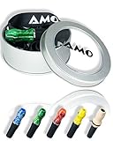 AMO Shisha Hygiene Mundstück wiederverwendbar (Grün) – extra langlebiges und universell einsetzbares Shisha Mundstück - überall sicher Shisha Rauchen mit dem eigenen Hygiene Mundstück Shisha Zubehör