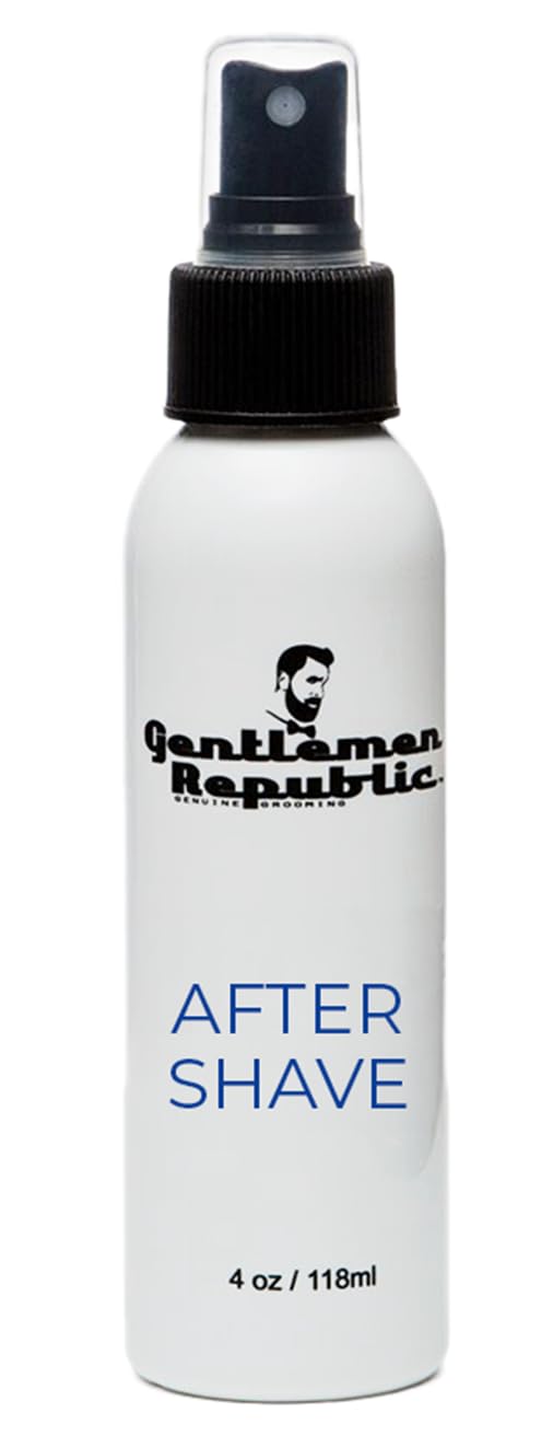 Gentlemen Republic 4oz After Shave - Refreshing and Hydrating Formula with Irritation Protection, 100% Alcohol-Free, Made in the USA