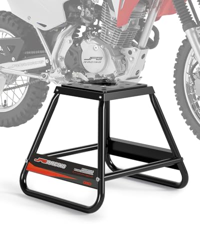 Support moto tout-terrain amovible acier MX lève-moto noir