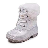 LONDON FOG Girls Toddler Tadley Cold Weather Warm Lined Snow Boot Fashion Snow Boots For Girls