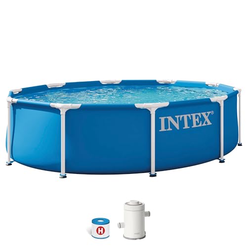 Intex 28202ND 3.05m x 76cm Metal Frame Pool Set (Includes Filter Pump)