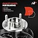 A-Premium Front Right Steering Knuckle & Wheel Bearing Hub Assembly Compatible with Ford Focus 2006 2007 2008 2009 2010 2011, Passenger Side