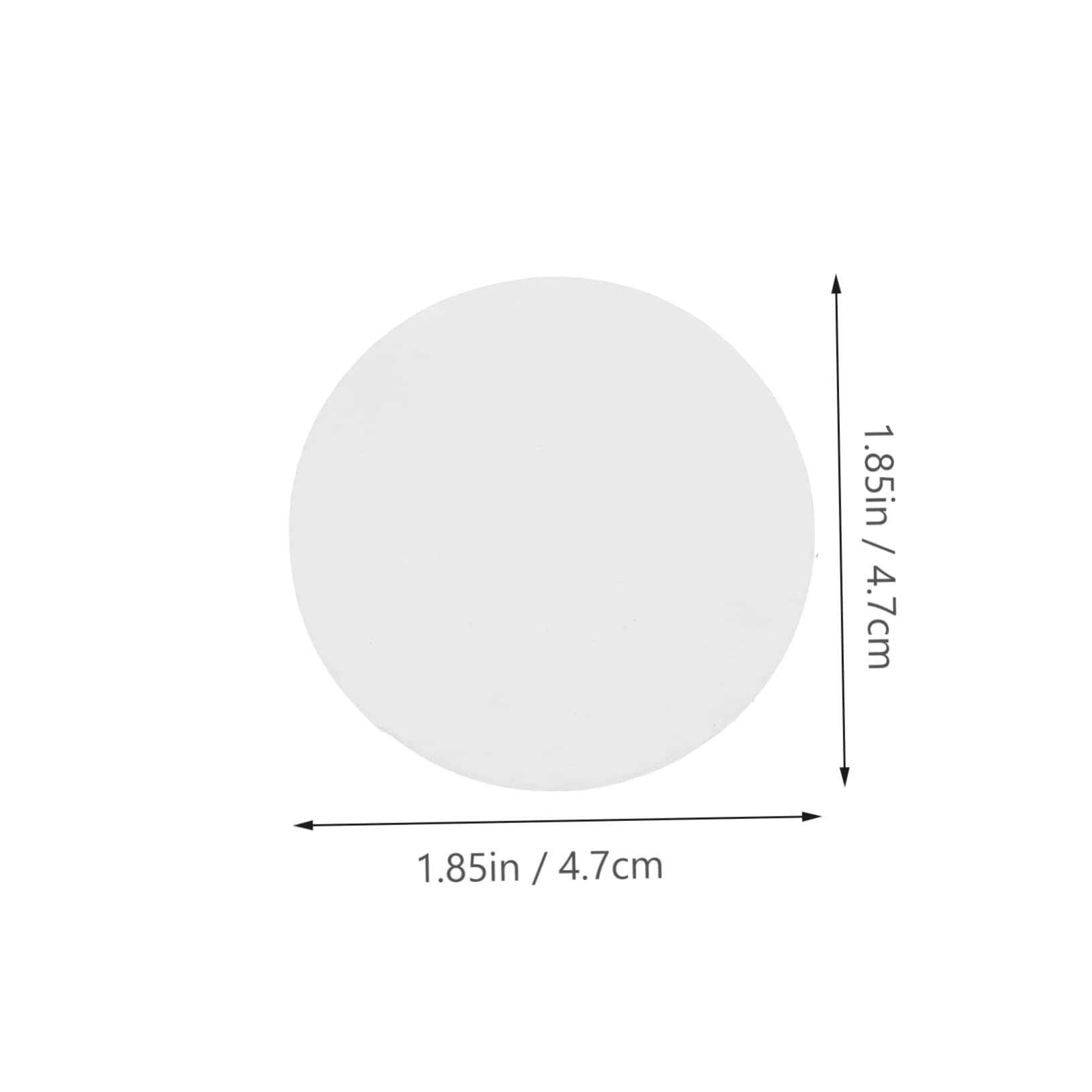 BUGUUYO 2-Pack 47mm Synthetic Lab Filter Paper Medium Flow Oil Test Paper for Autoclaves Wide Mouth Jars