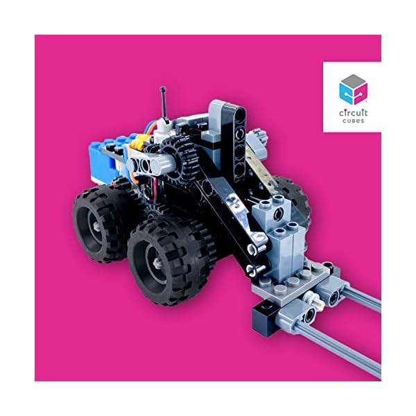 Circuit Cubes Space Rovers Kit – Remote Control Robotics Kit - STEM Learning Toy for Kids Age 8 and Up - Image 7