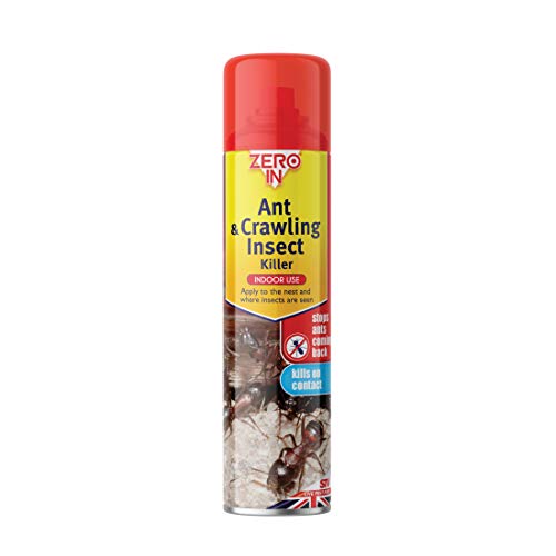 STV International Zero en Ant y Gatear Insectos Killer Spray (300 ml Aerosol Pegamento, Bug Killer Tratamiento, aborda repetición plagas en el hogar)