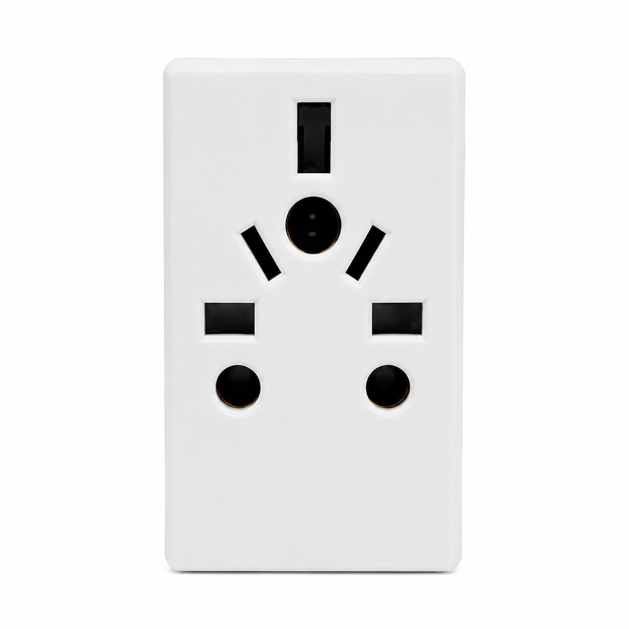 International Travel Adapter with Type D Plug | Universal Power Plug Converter for USA, UK, EU & 150+ Countries | Safety Fuse | Fire-Resistant Housing | Compact Worldwide Adapter | Pack of 1-image-28