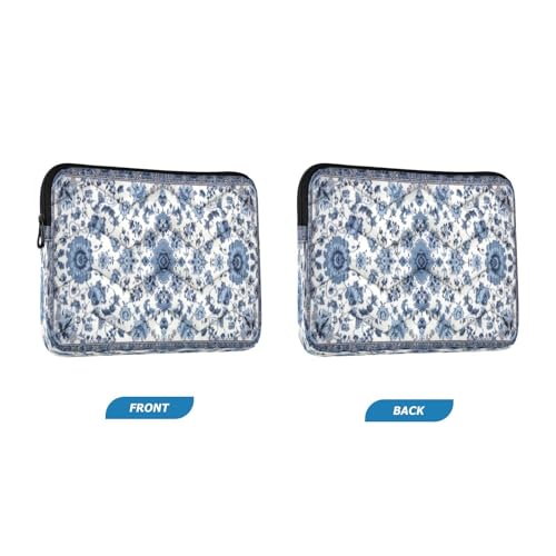 Funda azul floral bohemia para portátil 13-14 pulgadas miniatura 2