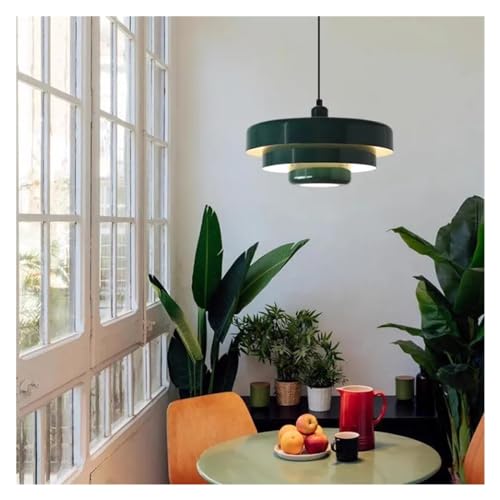 Lustre suspension LED blanc au design moderne et épuré pour luminaire de salon - 8