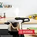 Tefal Secure 5 Neo Schnellkochtopf 6L Edelstahl, 22cm, Korbeinsatz & Dreifuß, 2 Garstufen, Secure 5 Sicherheitssystem, alle Herdarten, induktionsgeeignet, spülmaschinenfest, P2530738