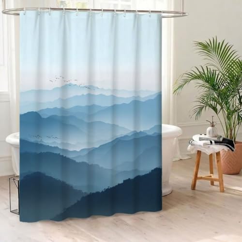 Rideau de douche anti-moisissure et imperméable 100x200 lavable en machine - 3