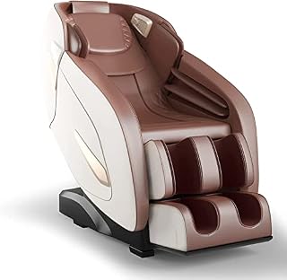 COSTWAY Massage Chair for Home, Electric Massagers Zero Gravity 3D SL Track Full Body Massage Recliner with Airbags, Bluetooth, Yoga Stretching and Heating System, Relax Shiatsu Back Massager
