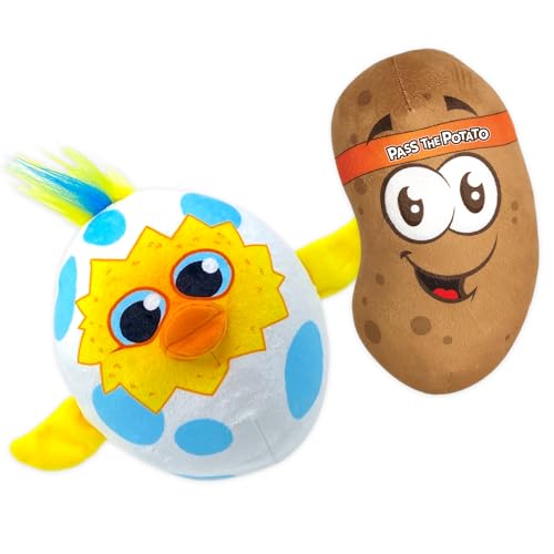 Move2Play Games Party Pack - Includes -Talkin' Potato and Egg Toss, Bundle Set