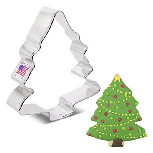 Ann Clark Cookie Cutters Emporte-pièce pour sapin de Noël - 13 cm - Acier de fabrication américaine