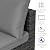 XTWEEX 7-Piece Outdoor Rattan Sectional Sofa Set, Wicker Patio Furniture with Coffee Table, Grey Cushions, Patio Conversation Set for Your Villa, Balcony, Porch, Backyard