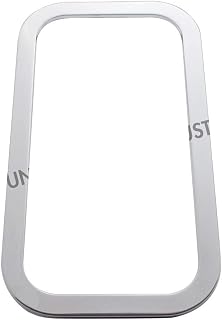 21741B Window Trim, Stainless Steel, Exterior View, for 2005+ Peterbilt