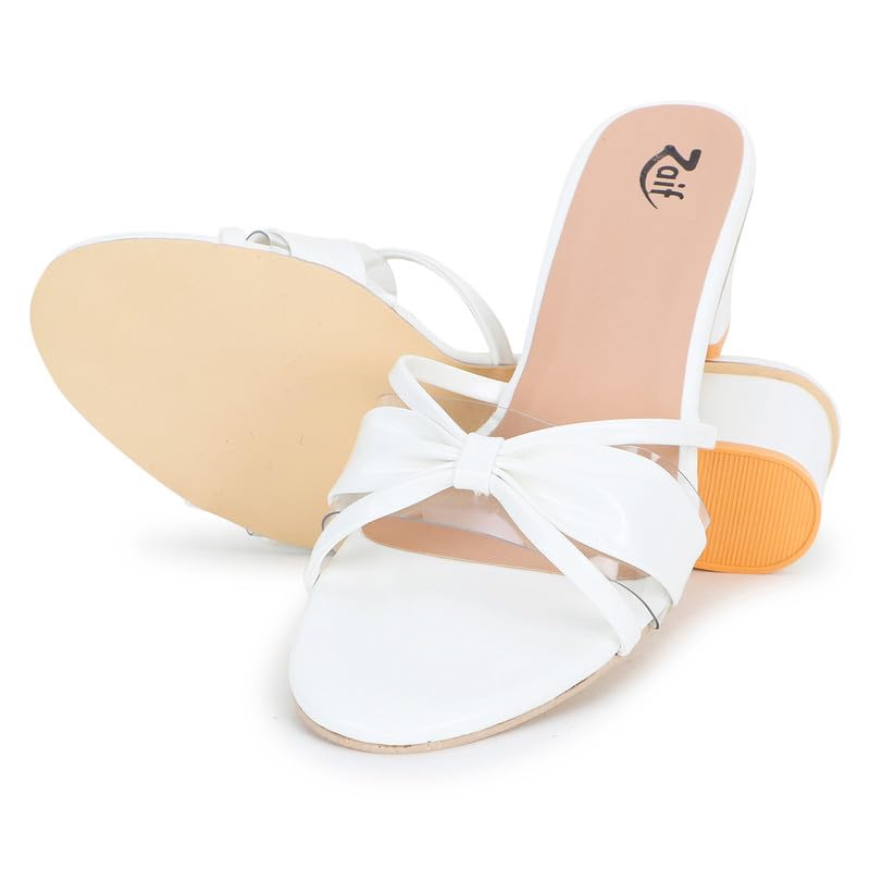 Image of ZAIF women fancy block heel footwear stylish sandal (73)