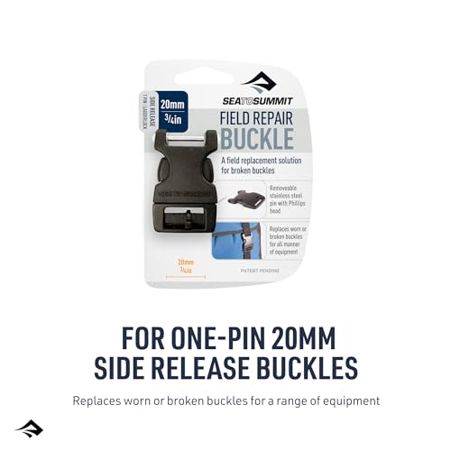 Image of Sea to Summit Field Repair Buckle - Side Release, 1 Pin, 3-pack, 20mm / 3 /4in