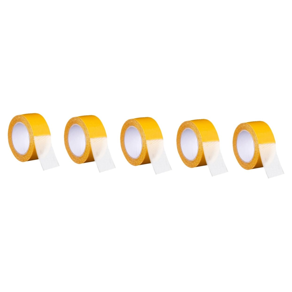 Mobestech 5rollen Doppelseitiges Klebeband Extra Starkes Gewebtes Klebeband Für Teppiche Für Zuhause Büro Und -projekte